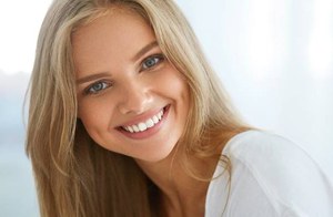 Woman smiling